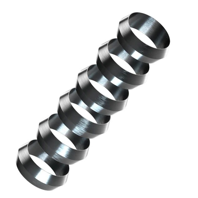 Pierścienie do shaftów Dart Harrows Pyramid Rings Srebrne 6szt.