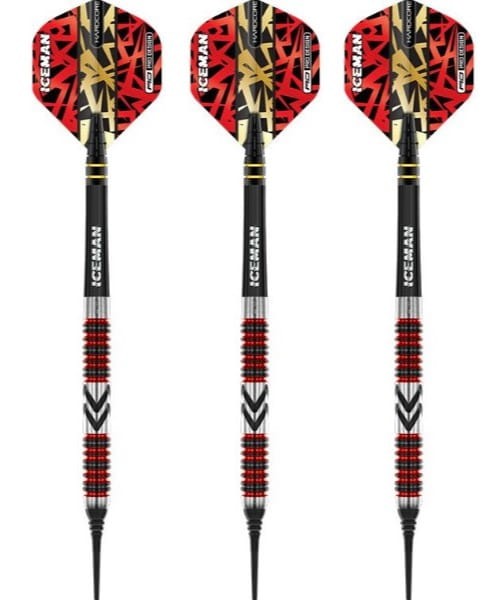 Lotki Rzutki Dart Red Dragon Gerwyn Price Firebird 90% 18g SOFT