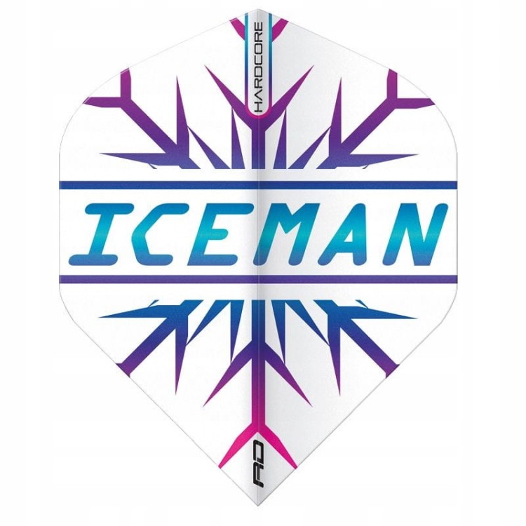 Piórka Red Dragon Gerwyn Price Iceman do Lotek Rzutek Dart