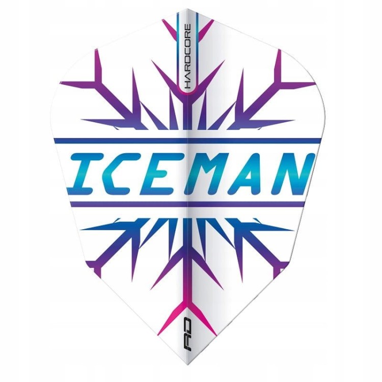 Piórka Red Dragon Gerwyn Price Iceman do Lotek Rzutek Dart
