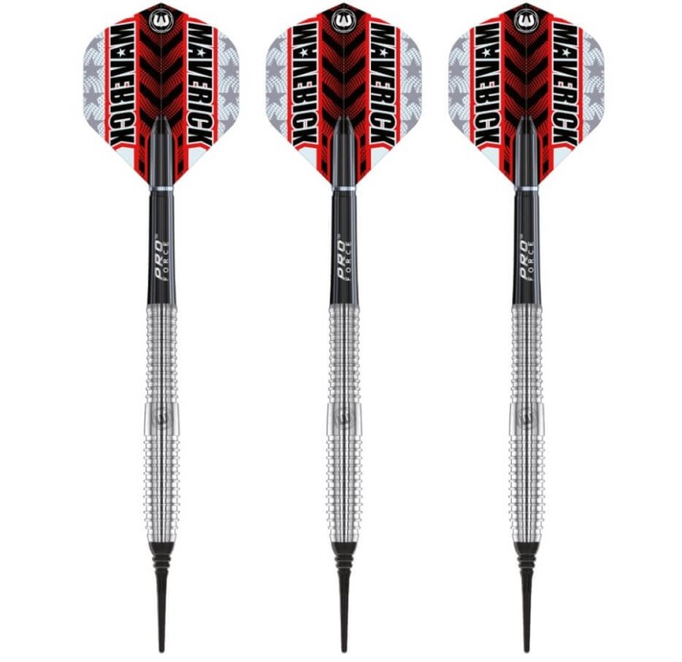 LOTKI RZUTKI DART WINMAU Maverick 80% Wolfram 18g SOFT