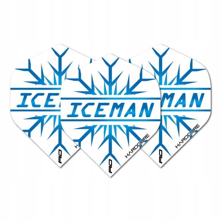 Piórka Red Dragon Gerwyn Price Iceman do Lotek Rzutek Dart