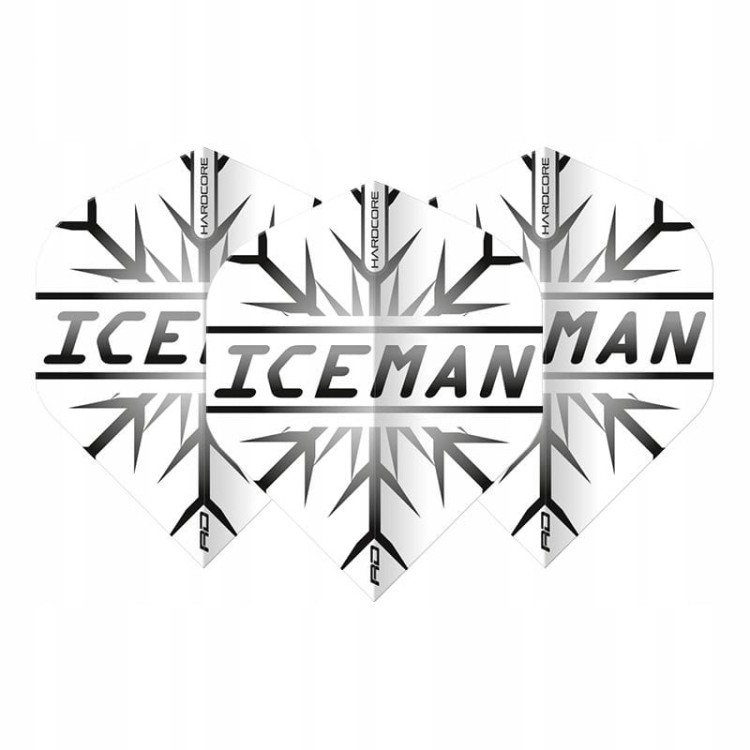 Piórka Red Dragon Gerwyn Price Iceman do Lotek Rzutek Dart