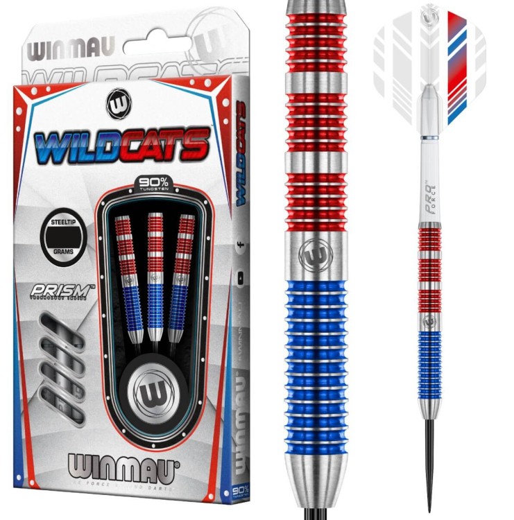 LOTKI RZUTKI DART Winmau Wildcats 90% Wolfram 21g, 22g, 23g, 24g, 25g
