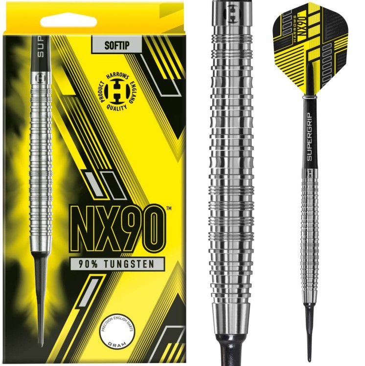 Lotki Rzutki Dart Harrows NX 90% Wolfram 16g, 18g SOFT