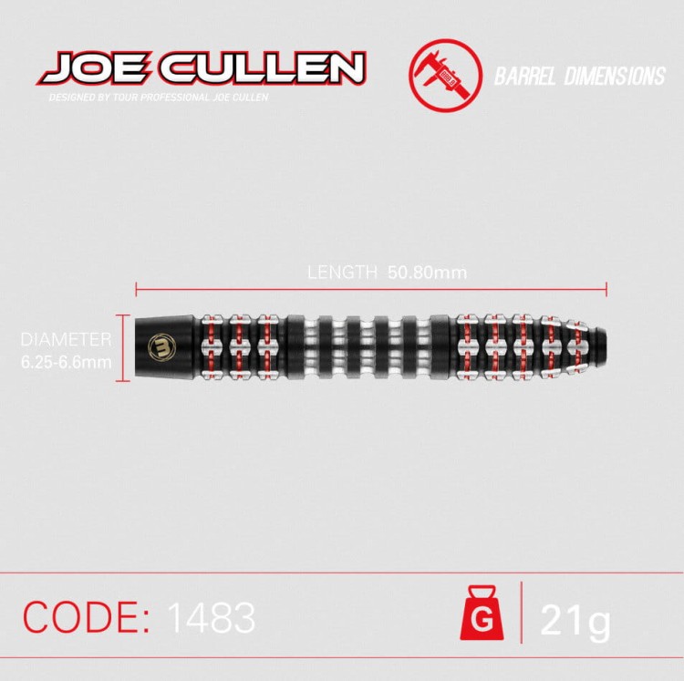 Lotki Rzutki Dart Winmau Joe Cullen Ignition 90% 21g , 23g