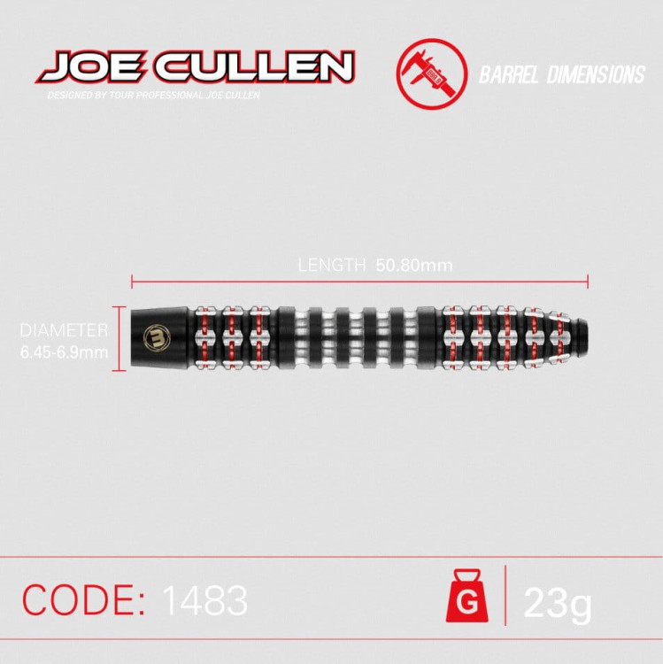 Lotki Rzutki Dart Winmau Joe Cullen Ignition 90% 21g , 23g