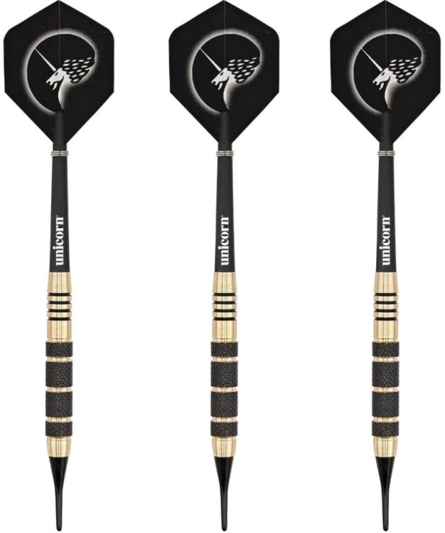 Lotki Rzutki Dart Unicorn Core Plus Brass SOFT 15g, 17g