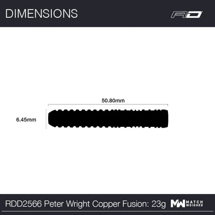 Lotki Rzutki Dart Red Dragon Peter Wright Copper Fusion 90% 21g , 23g