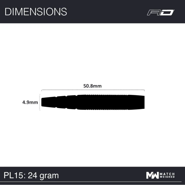 Lotki Rzutki Dart Red Dragon Peter Wright PL15 90% Wolfram 22g, 24g, 26g