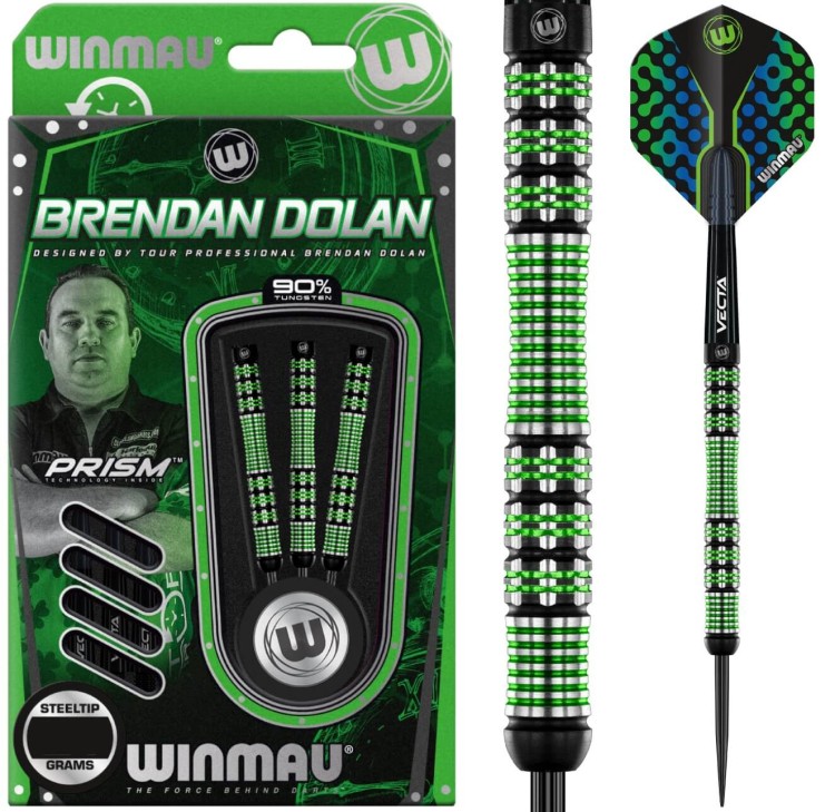 Lotki Rzutki Dart Winmau Brendan Dolan S. E. 90% Wolfram 21g , 23g