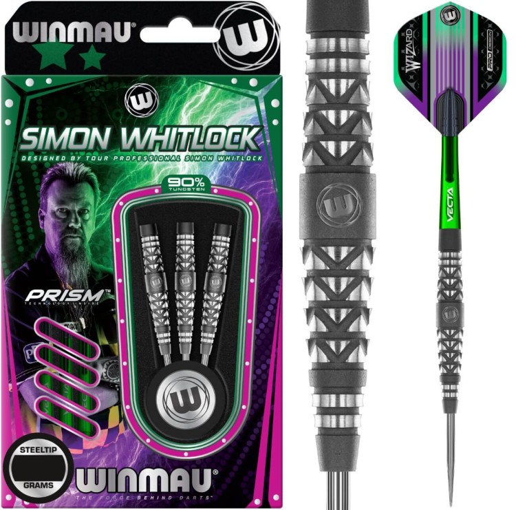 Lotki Rzutki Dart Winmau Simon Whitlock Atomised 90% Wolfram 22g , 24g