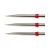 Red Dragon Trident Stalowe Groty do rzutek lotek dart - Srebrne