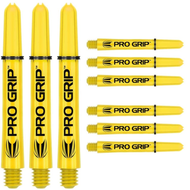 Shafty Target Pro Grip do lotek rzutek dart 9szt. - Short, Intermediate, Medium
