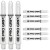 Shafty Target Pro Grip do lotek rzutek dart 9szt. - Short, Intermediate, Medium Przeźroczyste