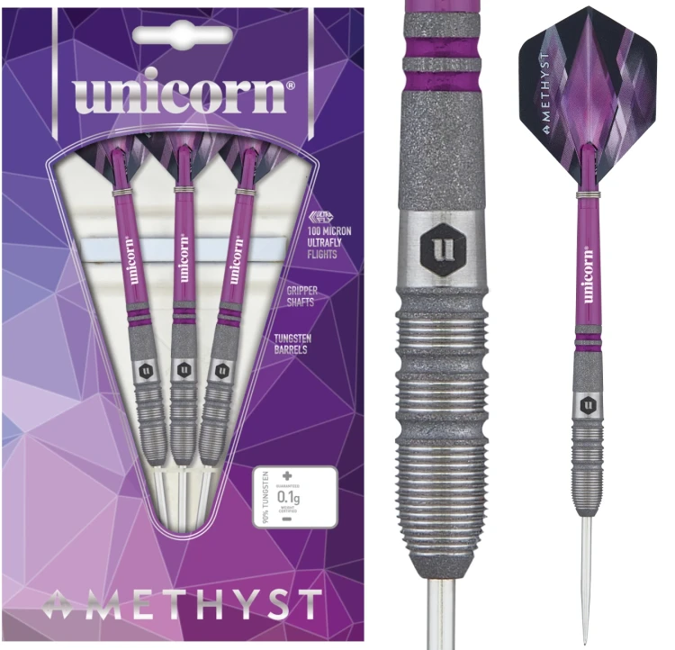 Lotki Rzutki Dart Unicorn Amethyst 3 90% Wolfram 22g, 24g