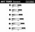 Shafty TERO AK7 CUESOUL do lotek rzutek dart B, C, D, E, F, G