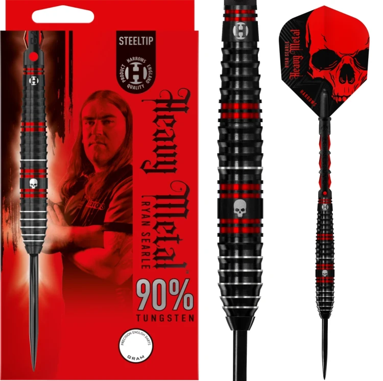 LOTKI RZUTKI DART HARROWS RYAN SEARLE STEELTIP 90% Wolfram 22g , 23g , 24g , 26g , 30g , 32g