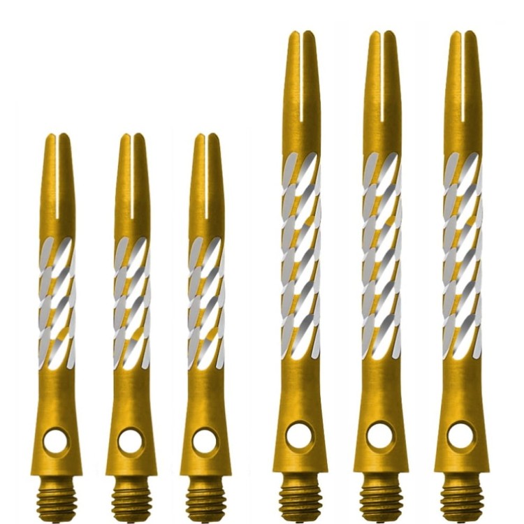 Aluminiowe Shafty Dart Unicorn Premier Złote Medium , Short
