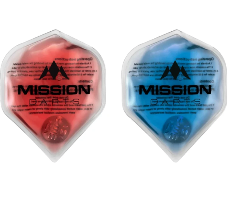 Mission ogrzewacz do rąk  dłoni wielokrotnego użytku - Niebieski , Czerwony