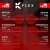 System Target K-Flex Piórka + Shafty Dart No.6 Czerwone - Short ,Intermediate, Medium