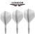 Condor AXE 120 Trzyskrzydłowe Shafty + Piórka Dart Standard Przeźroczyste - Short, Medium, Long