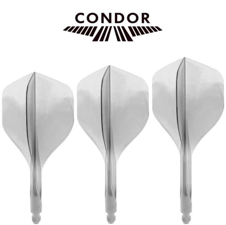 Condor AXE 120 Trzyskrzydłowe Shafty + Piórka Dart Standard Przeźroczyste - Short, Medium, Long