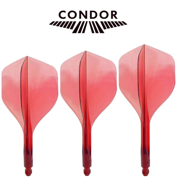 Condor AXE 120 Trzyskrzydłowe Shafty + Piórka Dart Standard - Short, Medium, Long