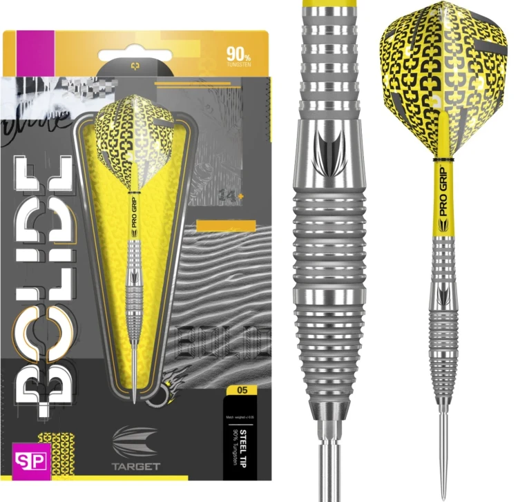 Lotki Rzutki Dart Target Bolide 5 90% Wolfram 22g, 24g