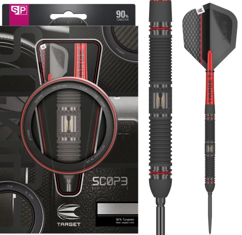 Lotki Rzutki Dart Target SCOPE 01 SP 90% Wolfram 22g, 23g, 24g, 25g