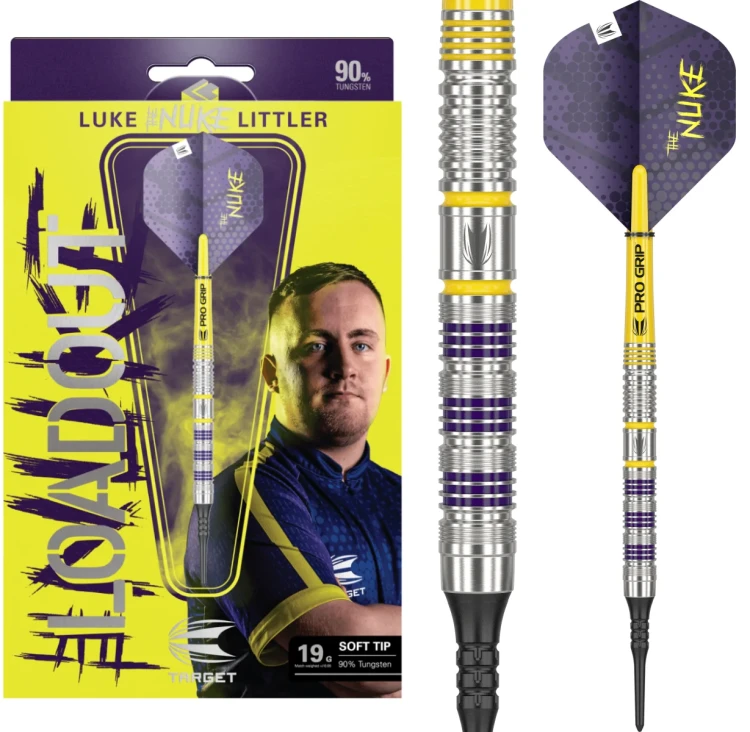 Lotki Rzutki Dart Target LUKE LITTLER LOADOUT 90% Wolfram 17g SOFT