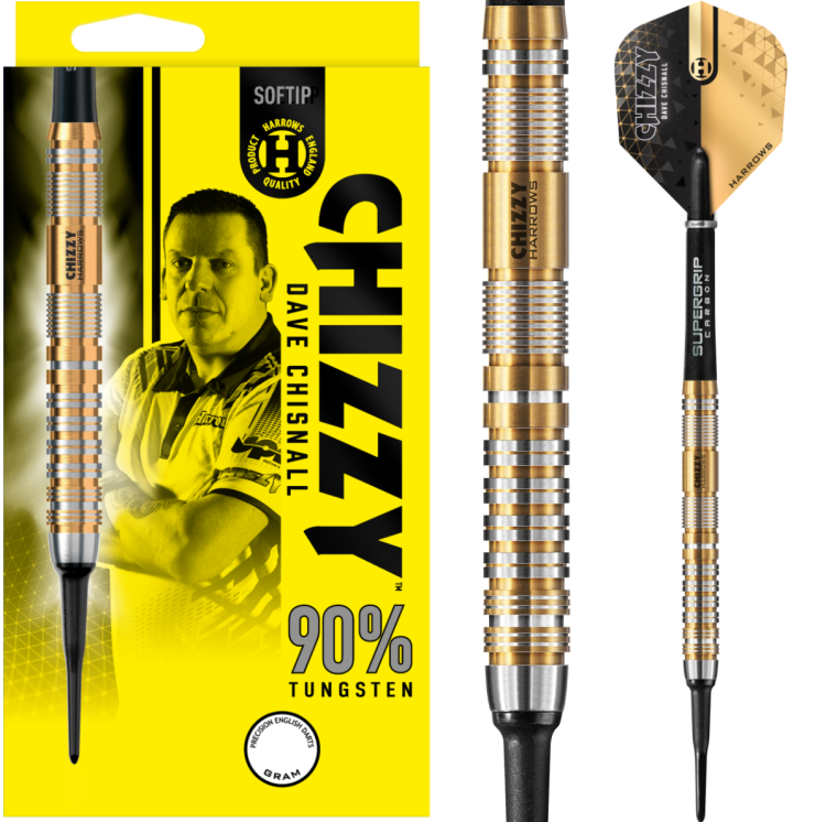 Lotki Rzutki Dart Harrows Dave Chizzy Chisnall V2 90% Wolfram 18g 20g