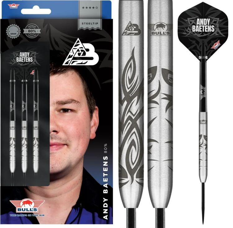 Lotki Rzutki Dart BULL'S NL Andy Baetens 80% Wolfram 21g 23g 25g
