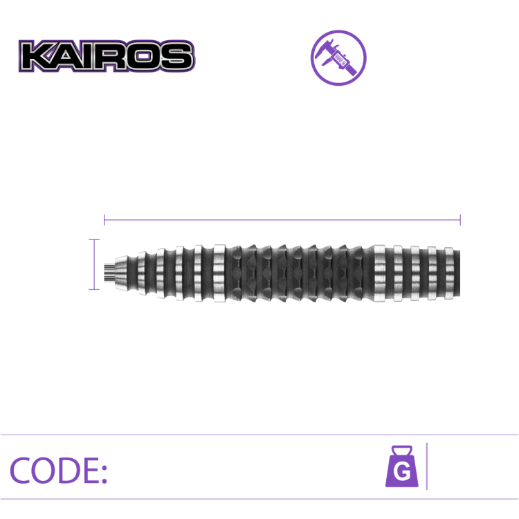 Lotki Rzutki Dart Winmau KAIROS 2 90% Wolfram 24g, 26g