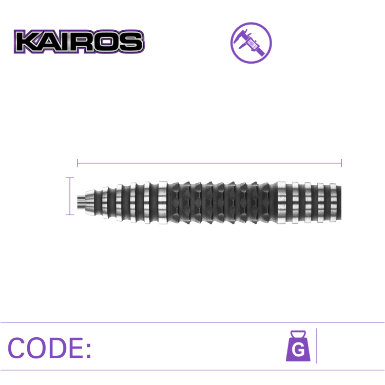 Lotki Rzutki Dart Winmau KAIROS 2 90% Wolfram 24g, 26g