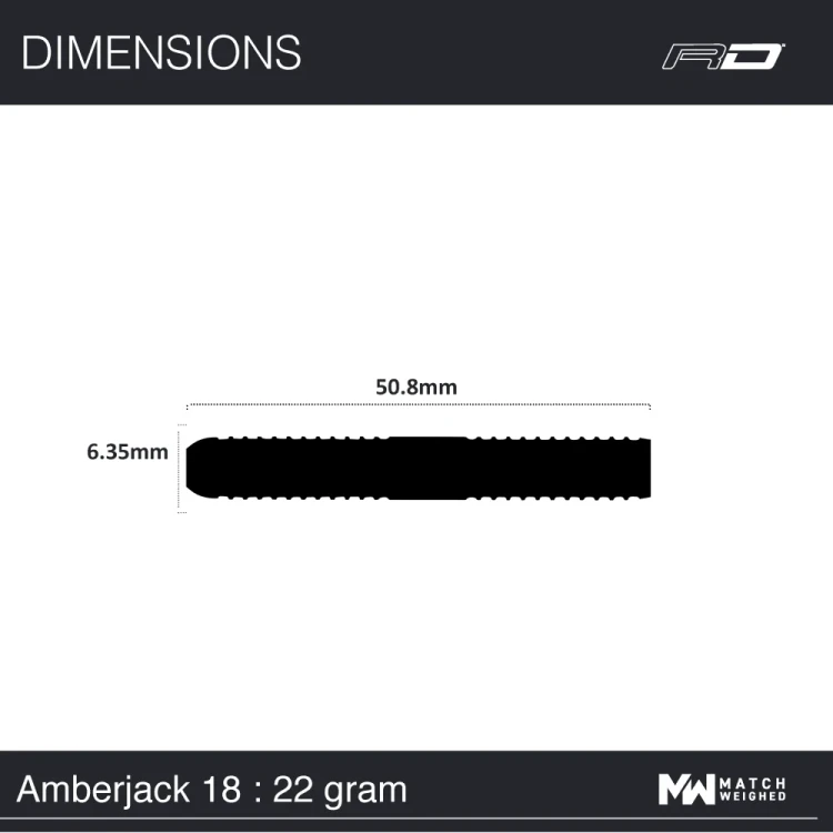 Lotki Rzutki Dart RedDragon AmberJack 18 90% 22g, 24g