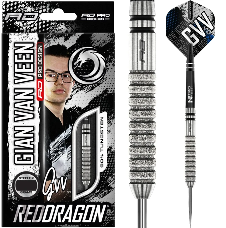 Lotki Rzutki Dart RedDragon Gian Van Veen Diamond 90% 22g, 24g