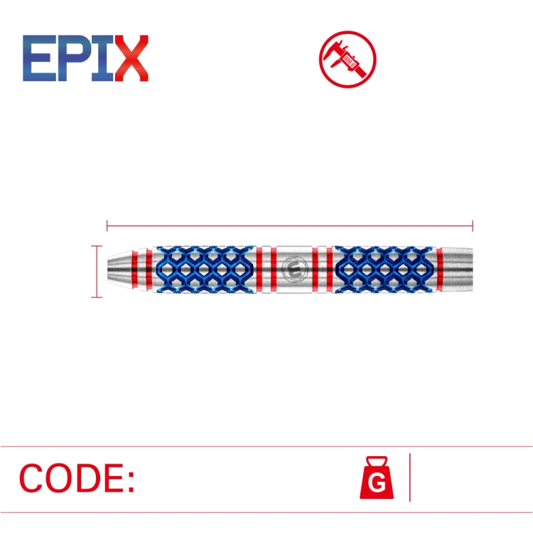 Lotki Rzutki Dart Winmau EPIX 90% Wolfram 22g, 24g
