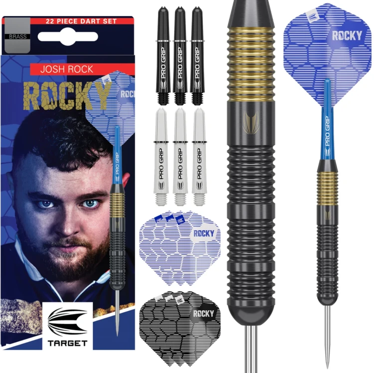 Lotki Rzutki Dart Target Josh Rock Mosiężne 22g,