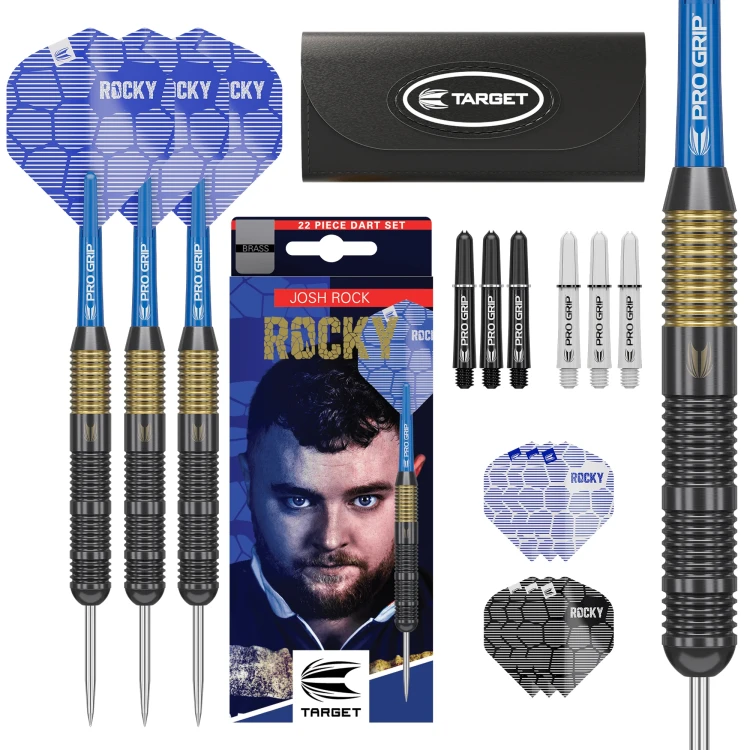 Lotki Rzutki Dart Target Josh Rock Mosiężne 22g,