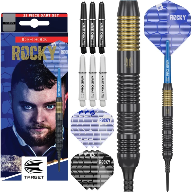 Lotki Rzutki Dart Target Josh Rock Mosiężne 18g,