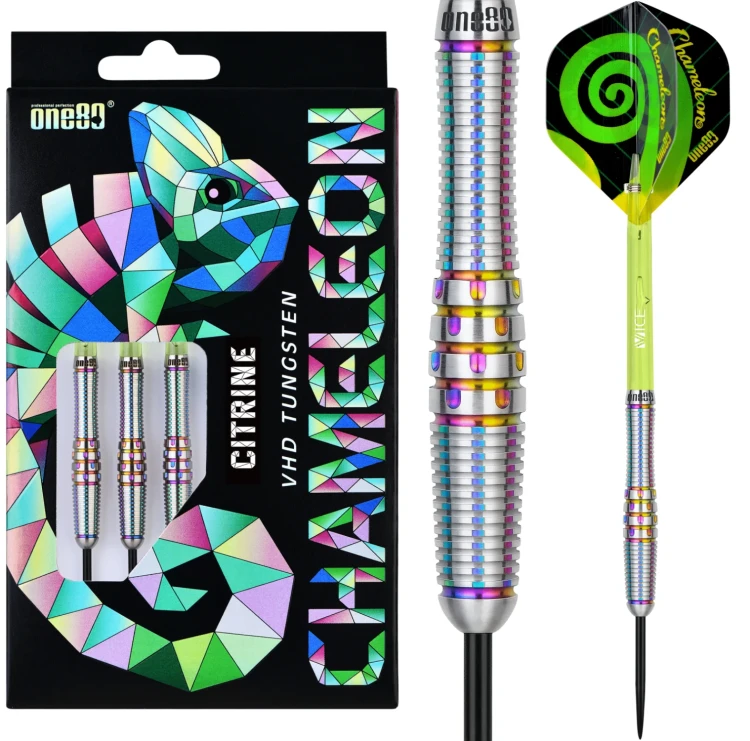 Lotki Rzutki Dart One80 Chameleon Citrine - 22g, 24g