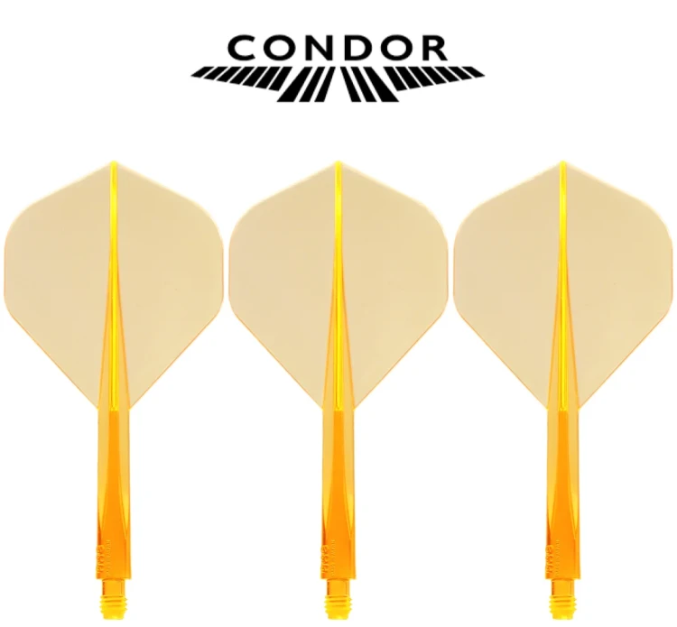 System Condor AXE Neon System Shafty + Piórka do rzutek Dart No.2 Standard - Short, Medium, Long