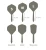 System Condor AXE Neon System Shafty + Piórka do rzutek Dart No6 Small - Short, Medium, Long