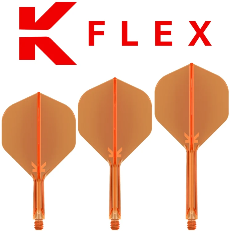System Target K-Flex Piórka + Shafty Dart Pomarańczowe No.2 Short, Intermediate, Medium