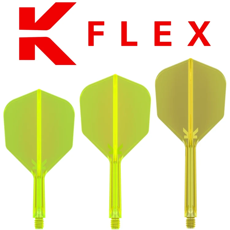 System Target K-Flex Piórka + Shafty Dart Żółte No.6 Short, Intermediate, Medium
