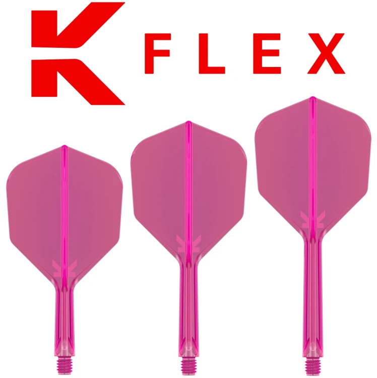 System Target K-Flex Piórka + Shafty Dart Różowe No.6 Short, Intermediate, Medium