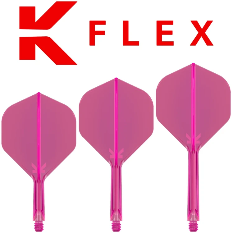 System Target K-Flex Piórka + Shafty Dart Różowe No.2 Short, Intermediate, Medium