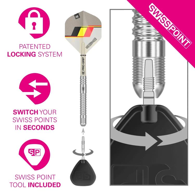 Lotki Rzutki Dart Target Dimitri van den Bergh G2 90% SP 21g, 23g, 25g