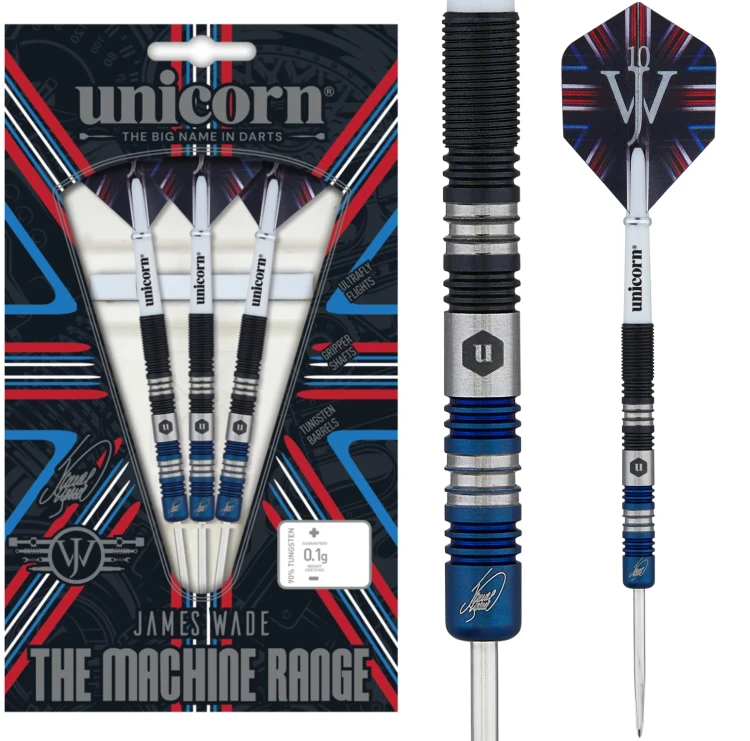 Lotki Rzutki Dart JAMES WADE THE MACHINE TWO-TONE 90% Wolfram 21g, 23g, 25g